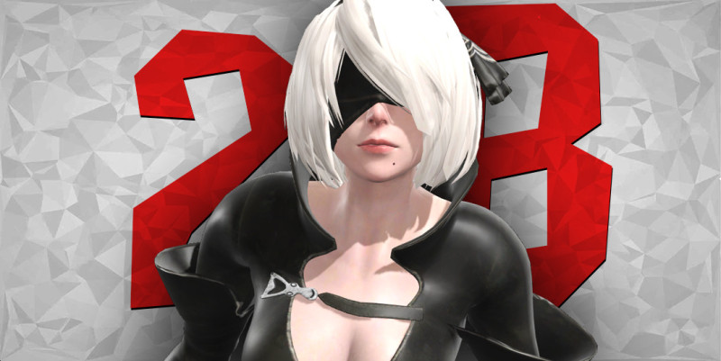 2B Player Model oyun içi önizlemesi