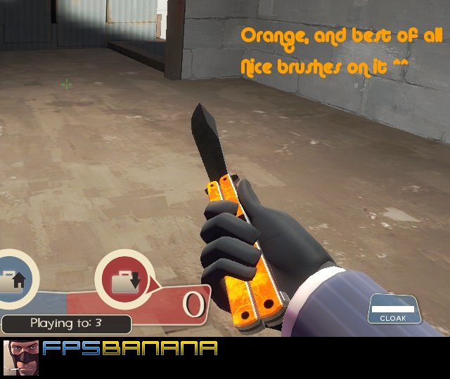 Orange Neon Butterfly