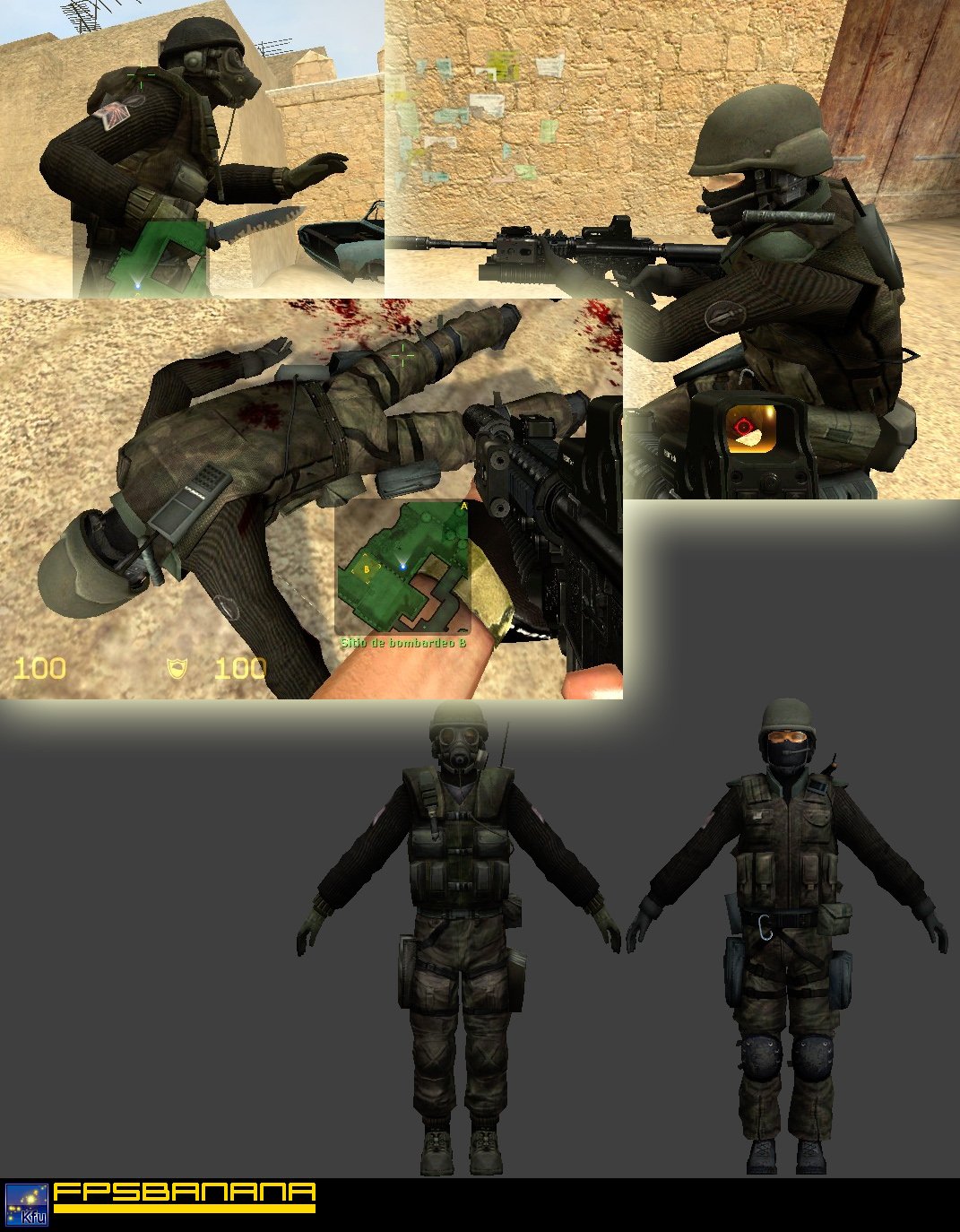 Kfu's CoD4 WoodLand SAS [Counter-Strike: Source] [Mods]