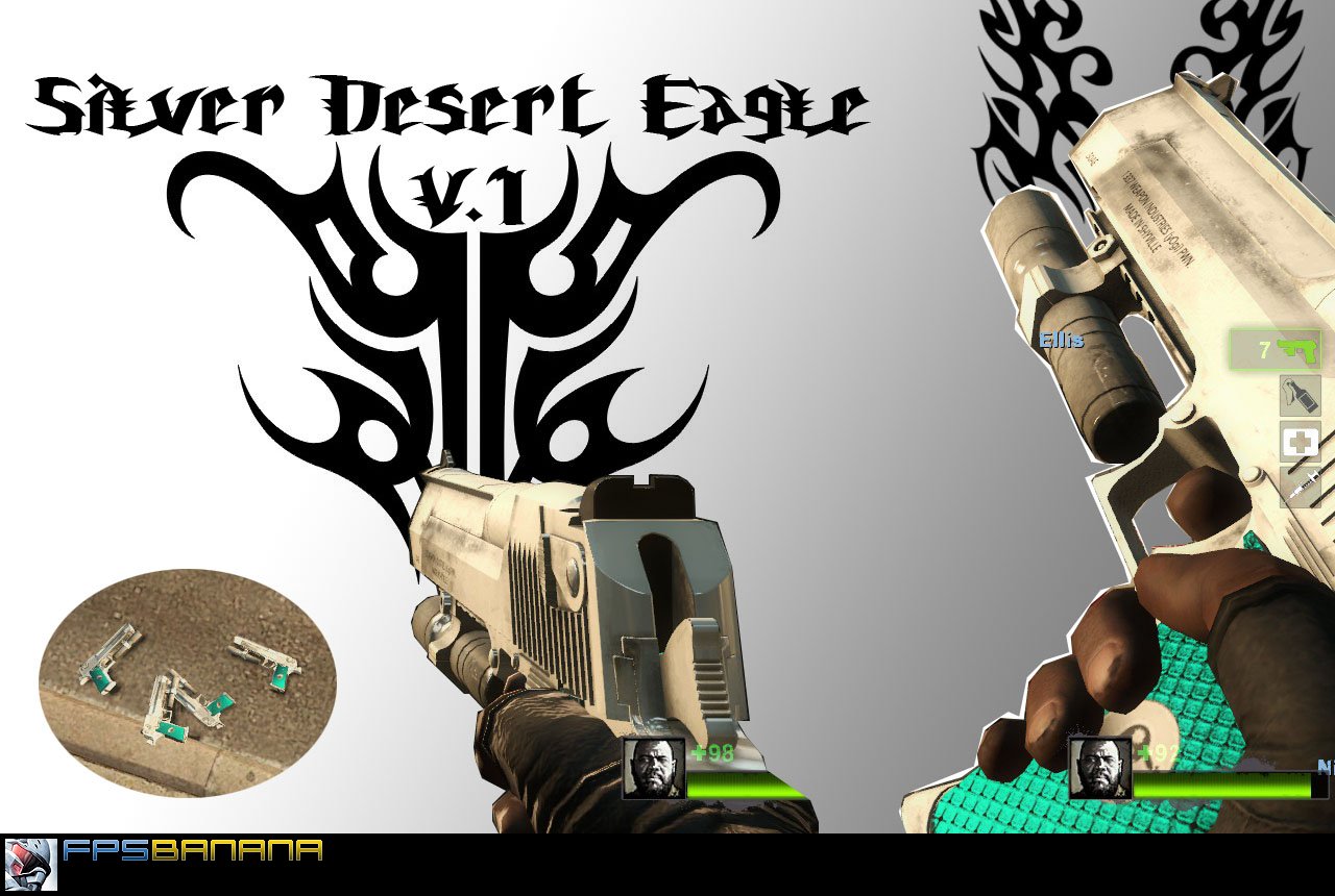 Silver/Whiter Deagle