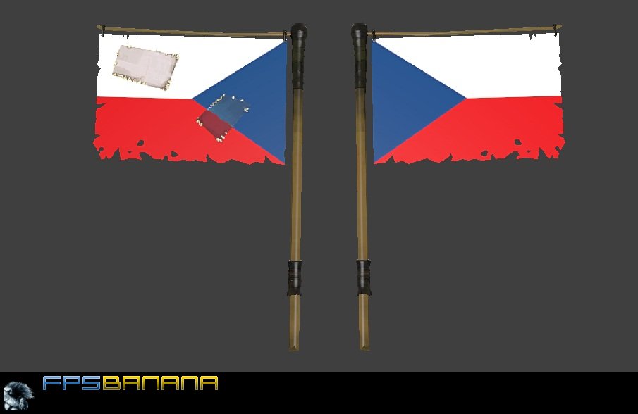 Czech Buff Banner Flag