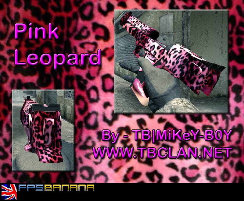 TB|Pink Leopard Desert Eagle