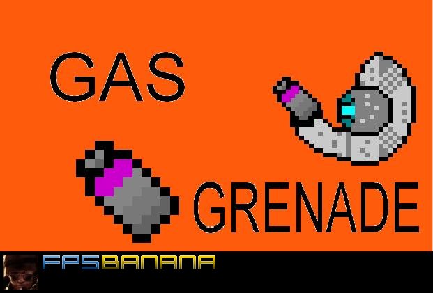 Gas grenade + sound!
