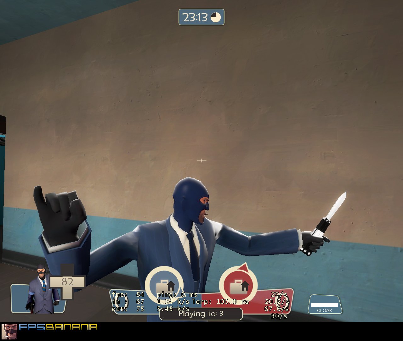 Black & White butter fly knife [Team Fortress 2] [Mods]