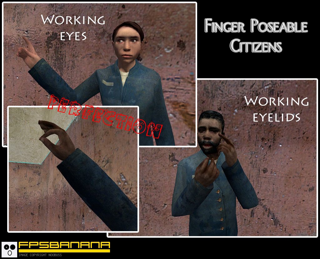 Finger Poseable Citizens [Garry's Mod] [Mods]