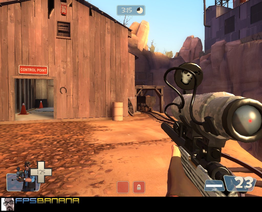 Digital Camo Sniper Rifle
