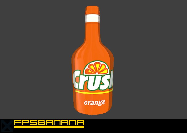 crush orange bottle