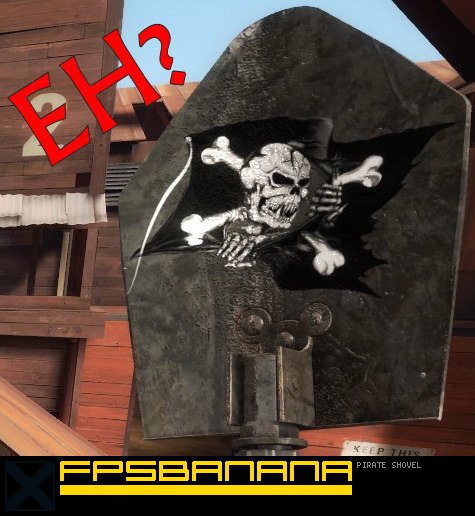 Pirate Flag Shovel