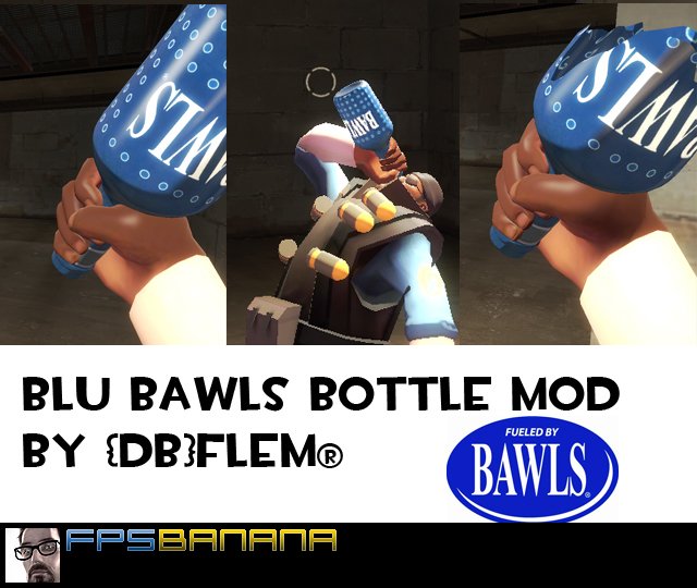 Bawls Bottle BLUE