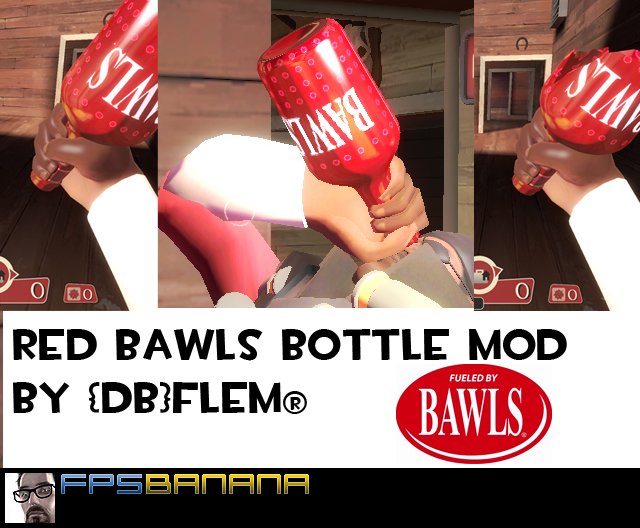 Bawls Bottle RED