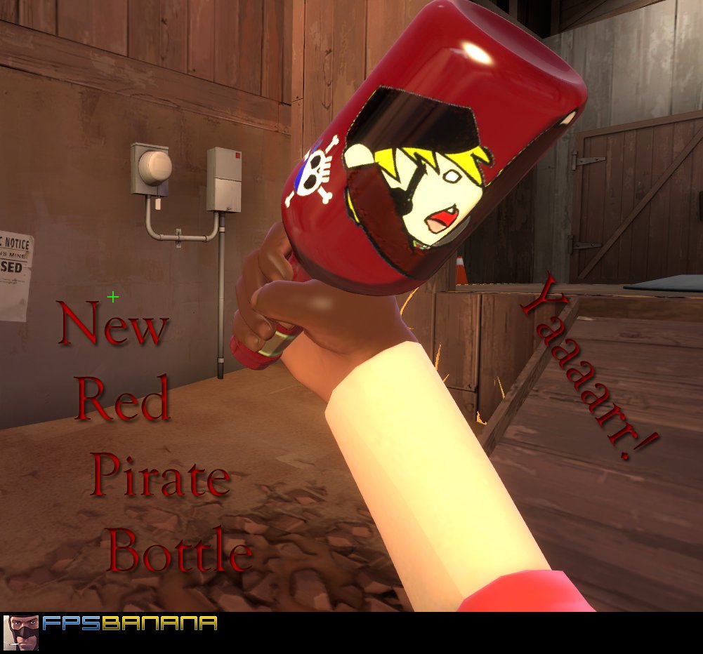 Pirate bottle vRED