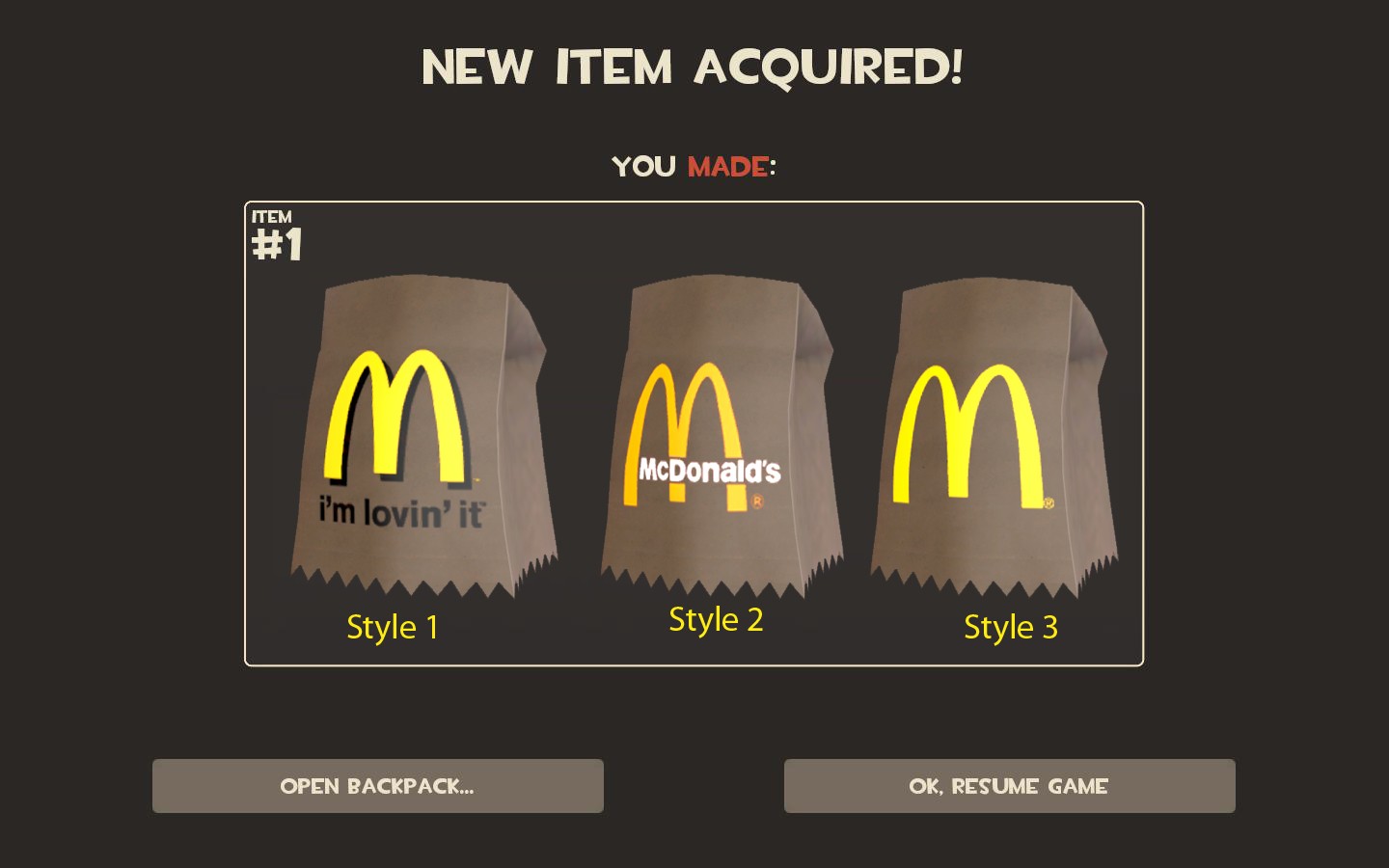 McDonald's Mask 3 in 1 Pack! (3 Style)