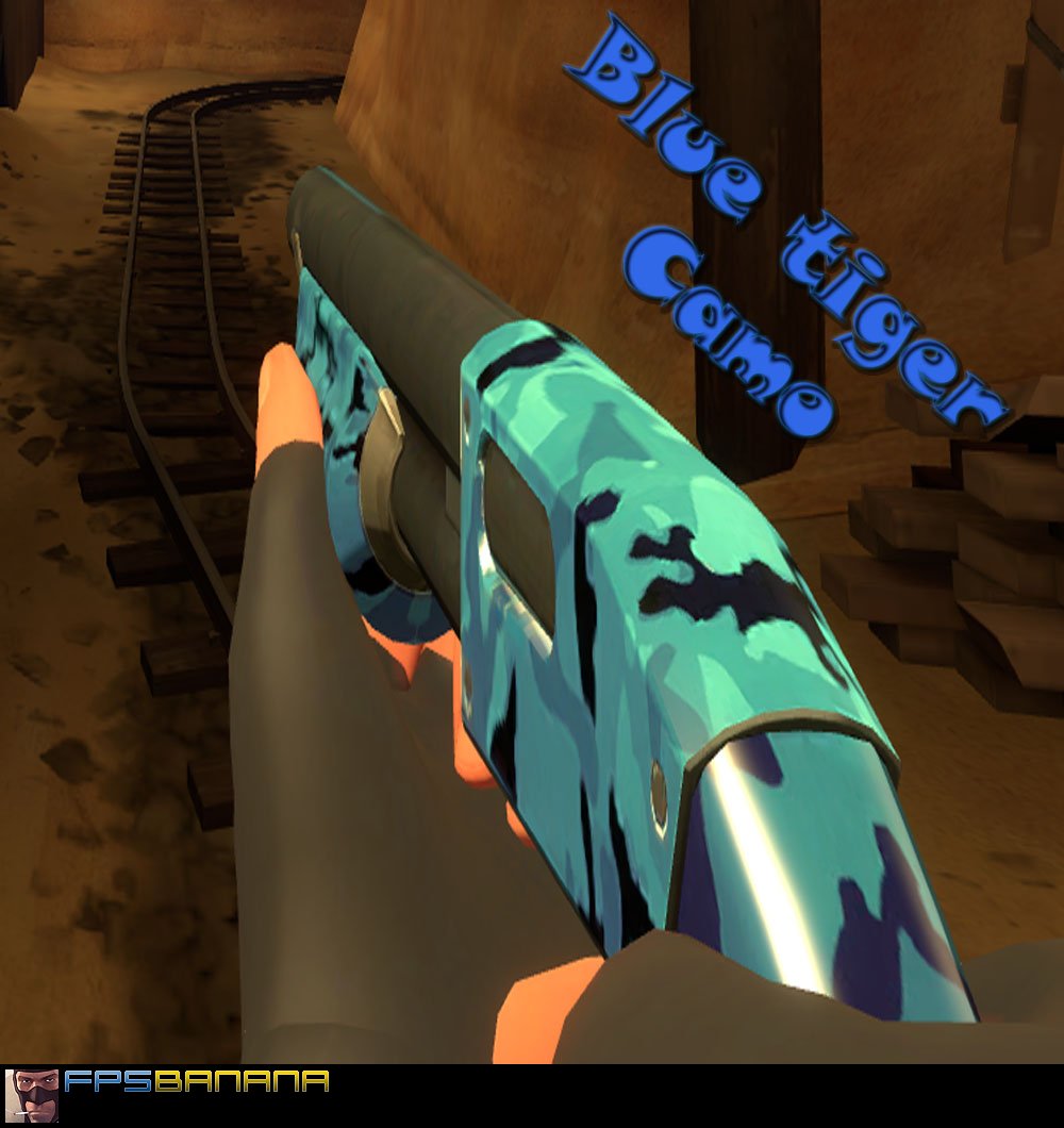 BlueTiger Camo Shotgun