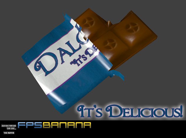 The Dalokohs Chocolate Bar! White Chocolate too!