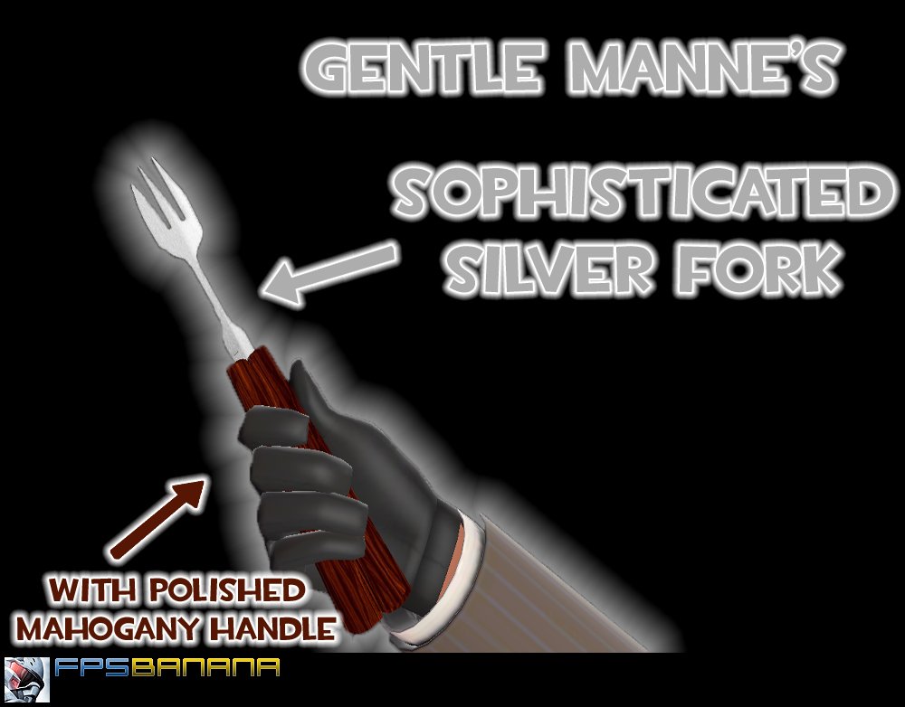 Gentle Manne's Elegant Silver Fork