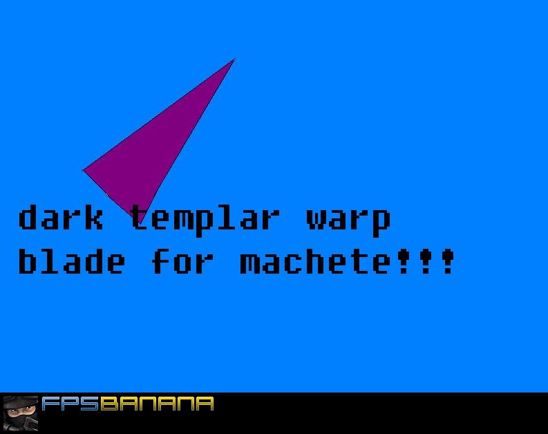 warp blade for machete