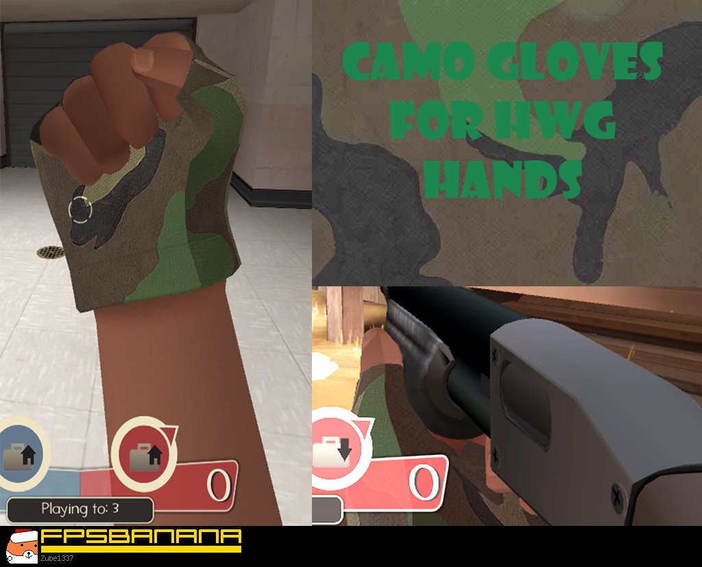 Camouflage Gloves