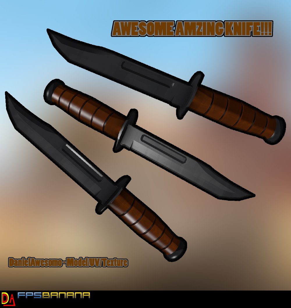 *Update* Amazing Awesome Knife! *New Cell Shaded* [Team Fortress 2] [Mods]