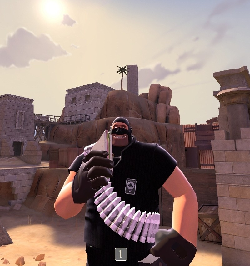 Black Suited Heavy Spy V2 Mod for Team Fortress 2 | TF2 Mods
