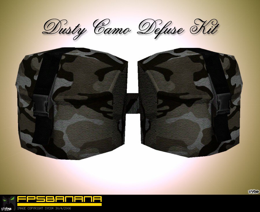 Dusty Camo Defuse Kit Mod for Counter-Strike: Source | CS:S Mods