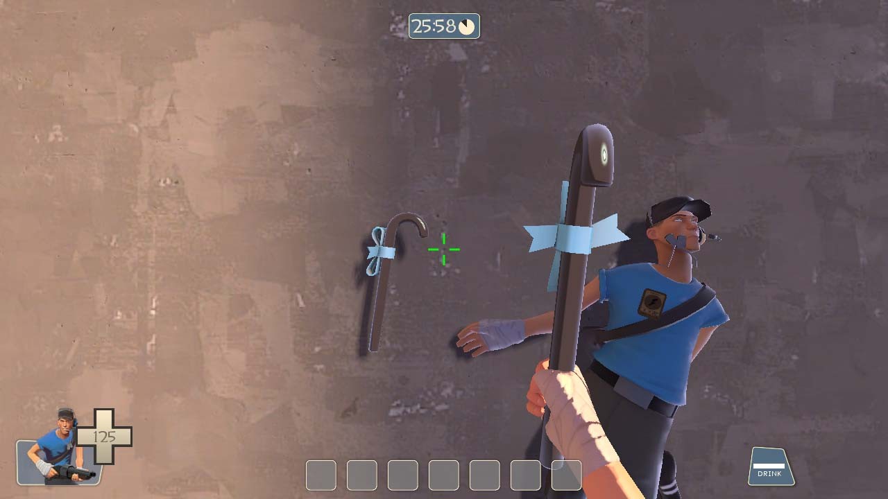 Gentlemanne's festive Walking Stick