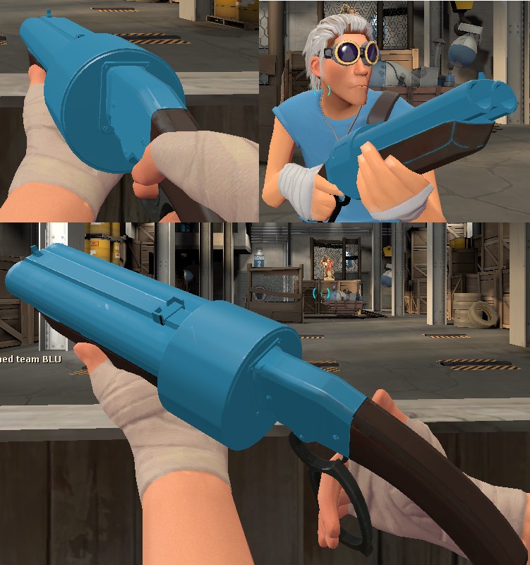 Team Painted Scattergun