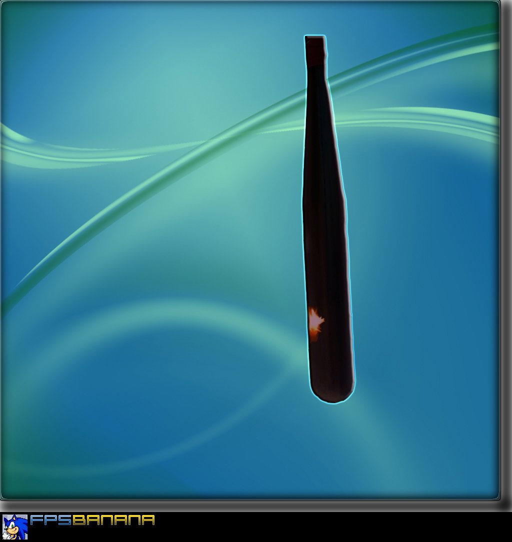 Black and red bat