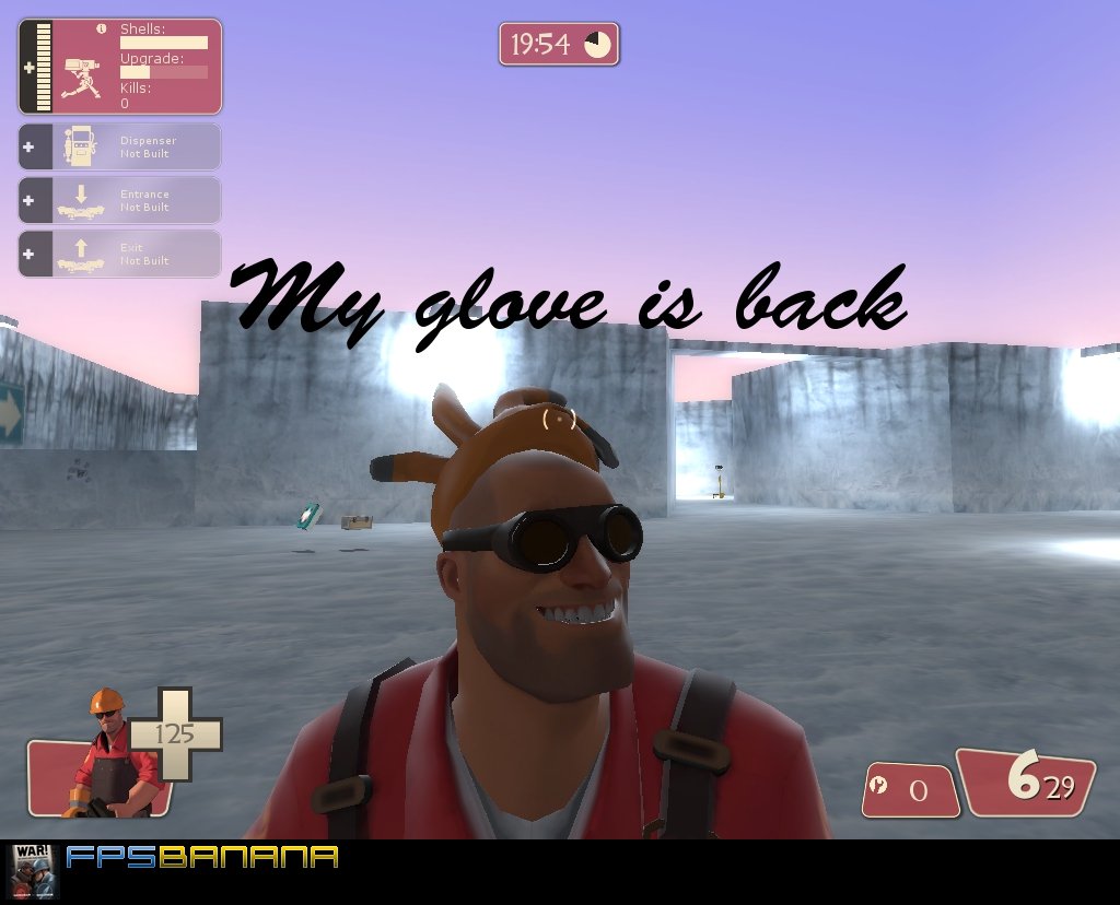 My glove is back!
