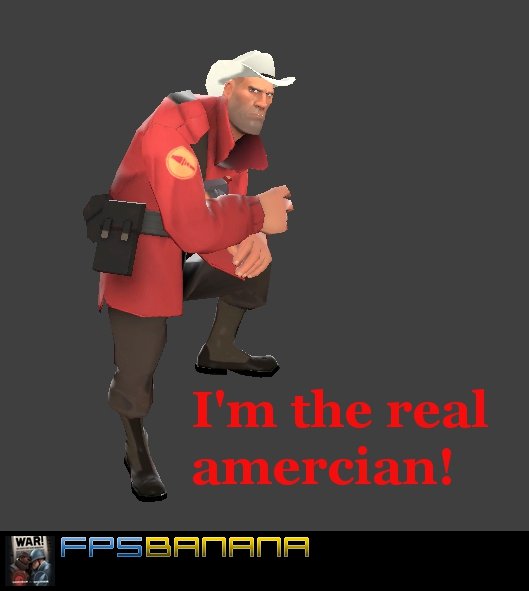 I'm the real american!