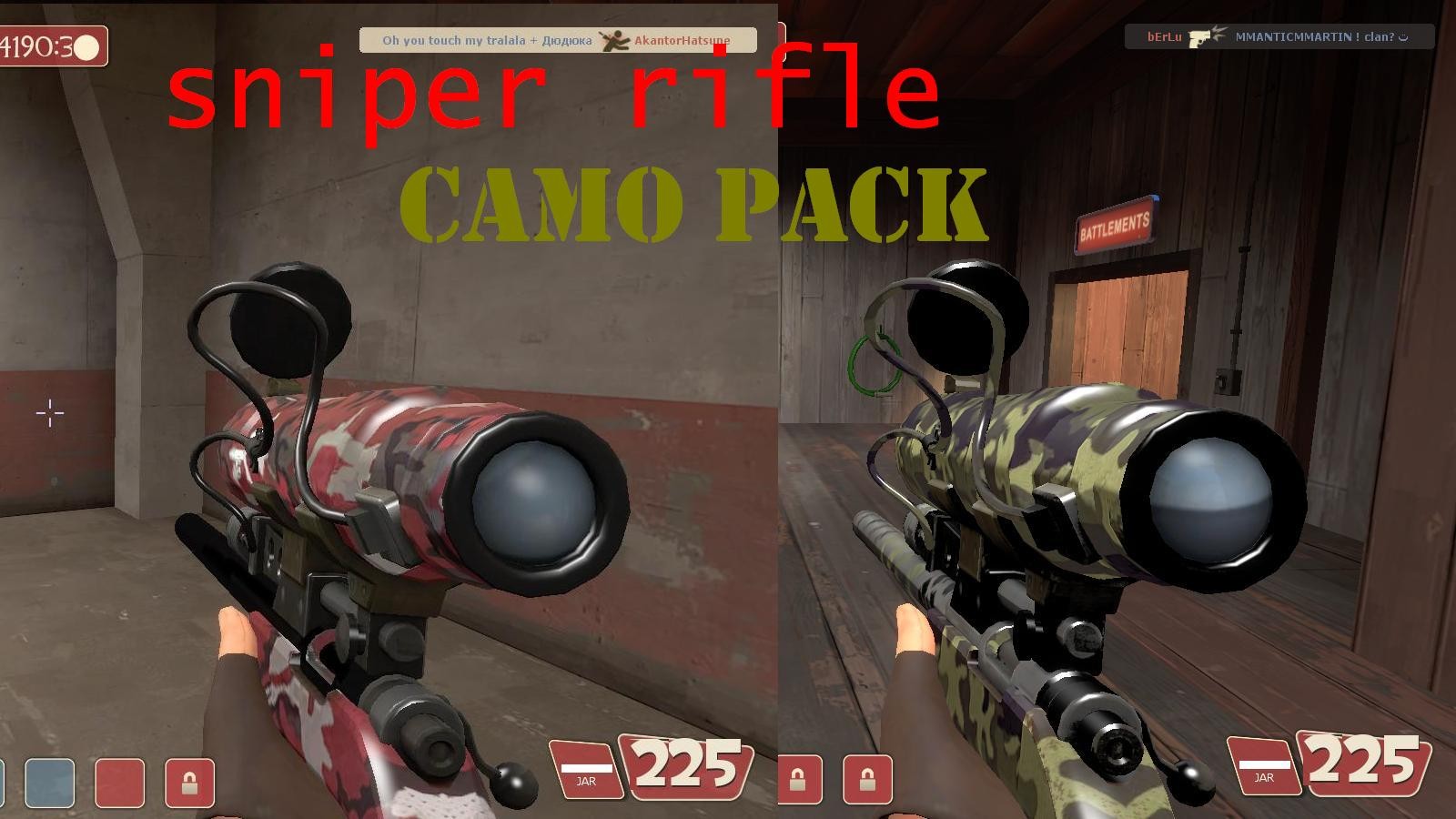 Sniper Rifle Camo Pack Team Fortress 2 Mods
