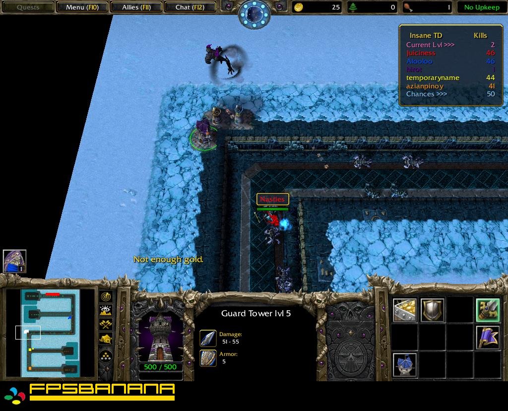 insane td v1.7j [Warcraft III: The Frozen Throne] [Mods]