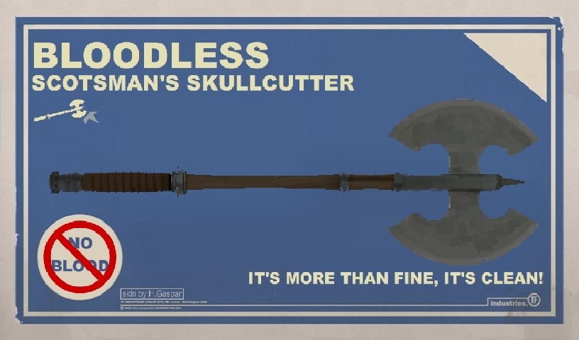 Bloodless Scotsman's skullcutter