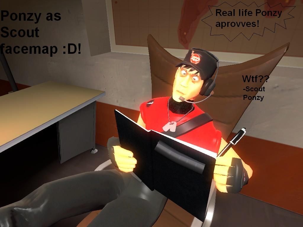 Ponzy as Scout Facemap