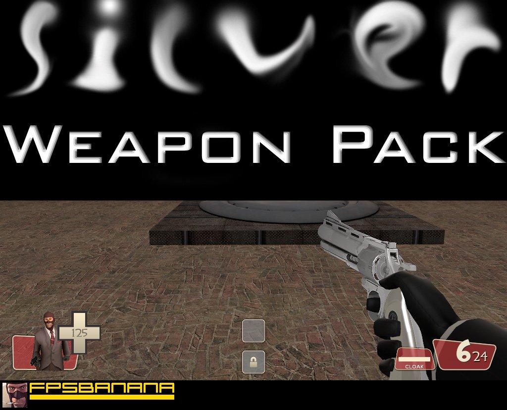 Silver weapon pack