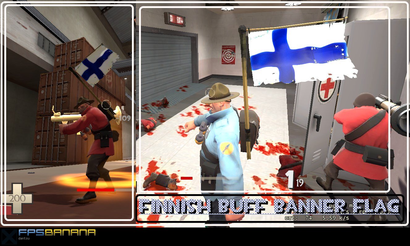 Finnish Buff Banner