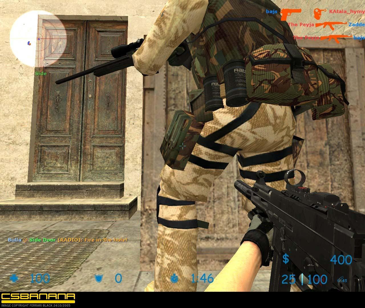 Ferrari Black's UK Camo Def Kit [CounterStrike Source] [Mods]