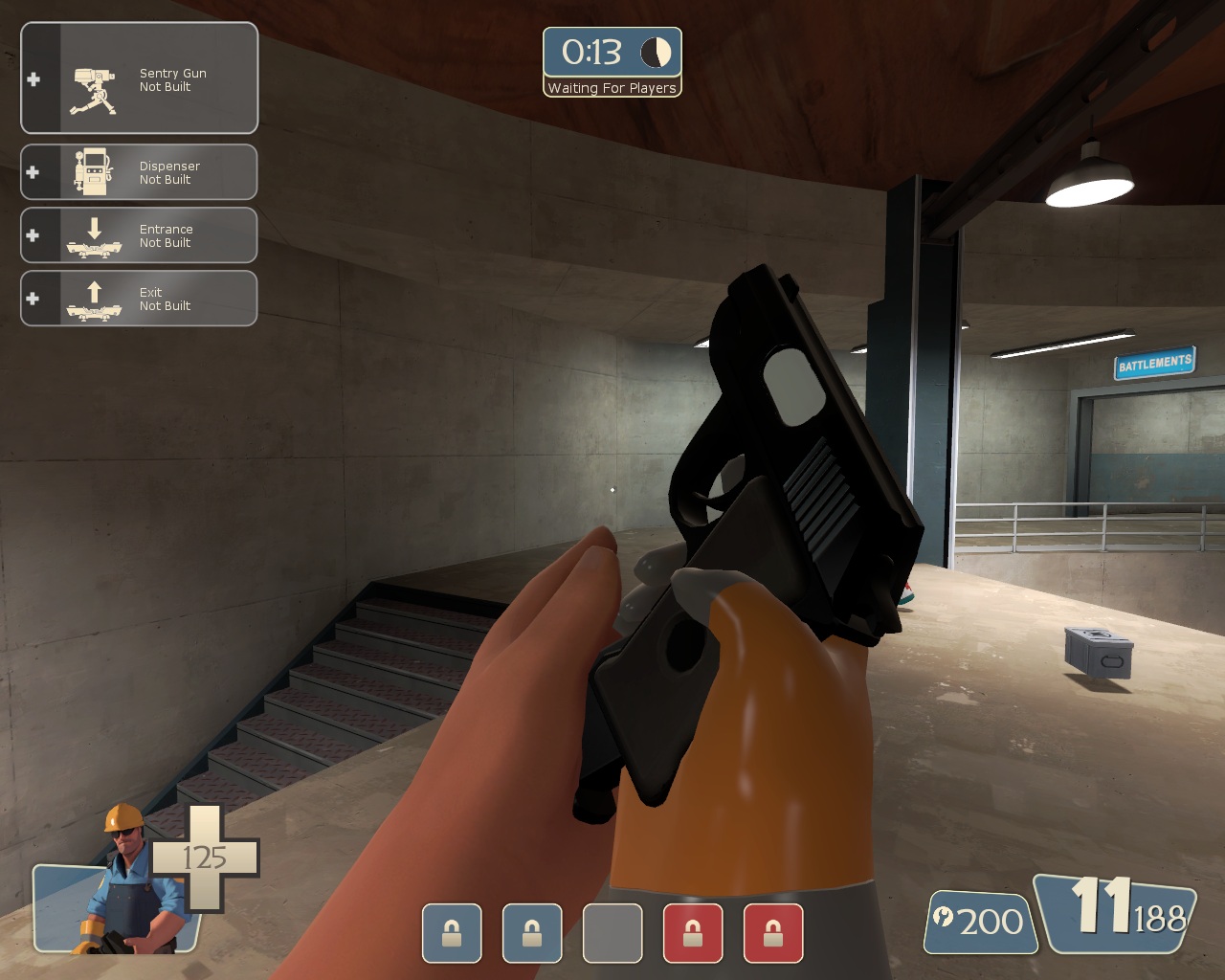 Black (& White) Pistol