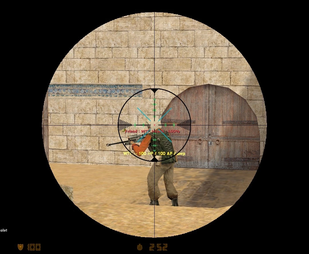 Multi-color crosshair