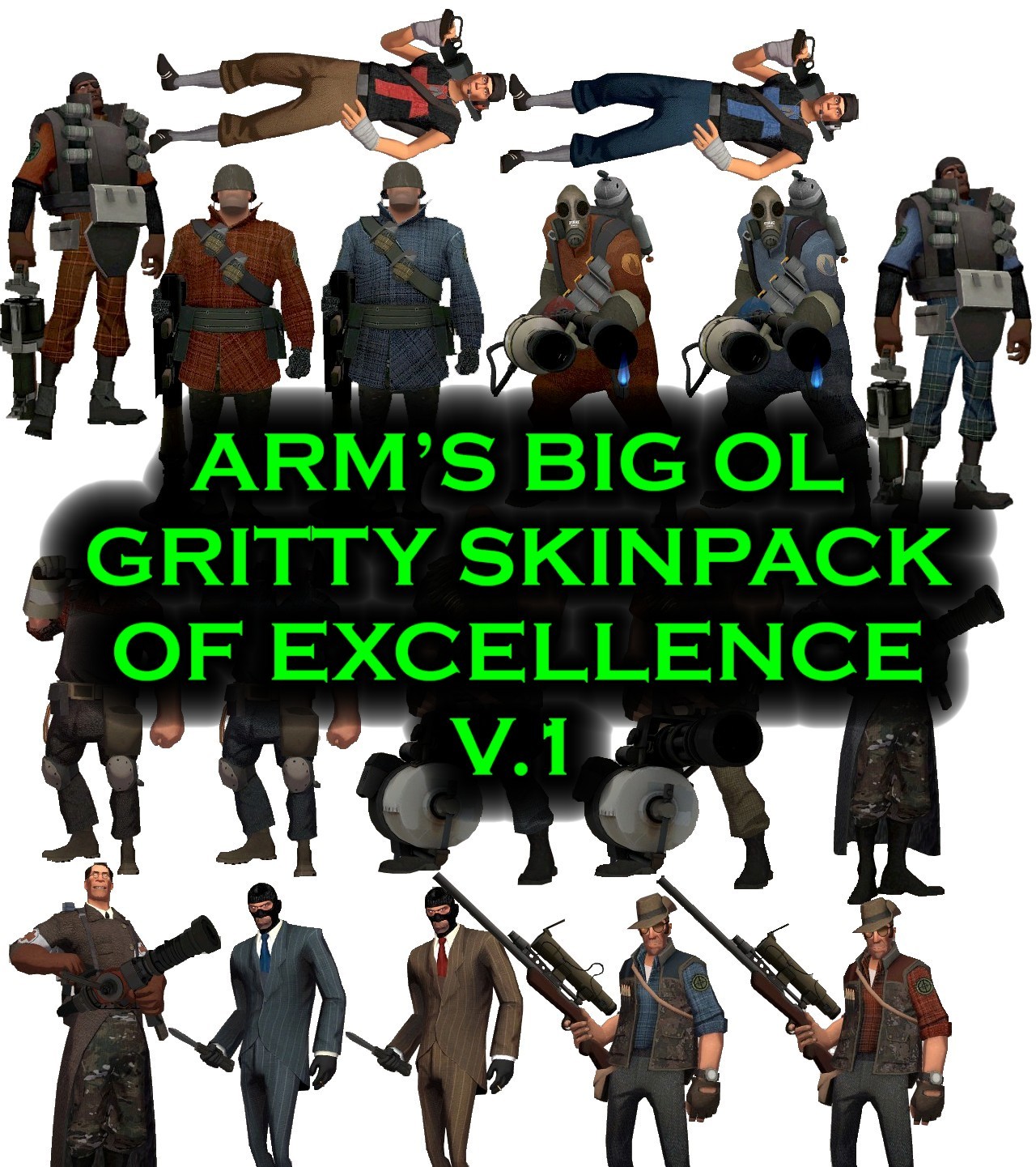 Arm's Big ol Gritty Skinpack of Excellence