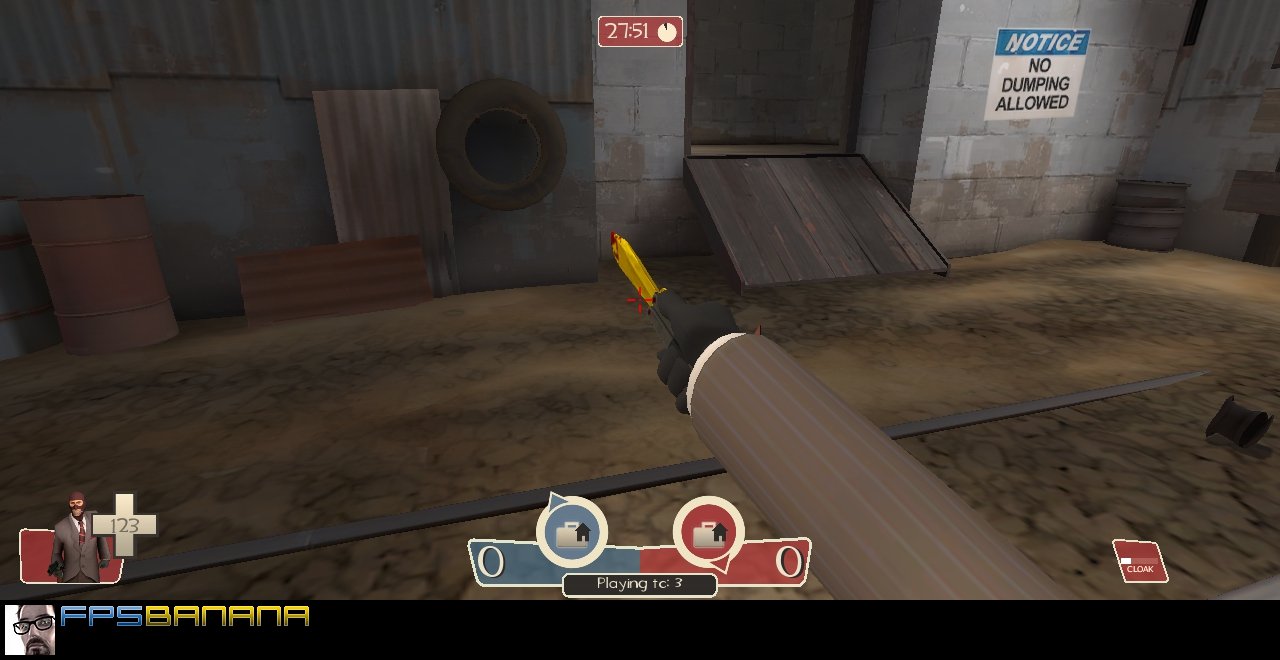Bloody Gold Knife