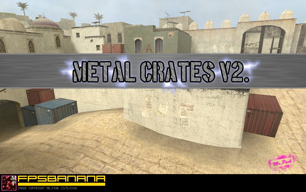 Metal Crates V2 For Dust Maps