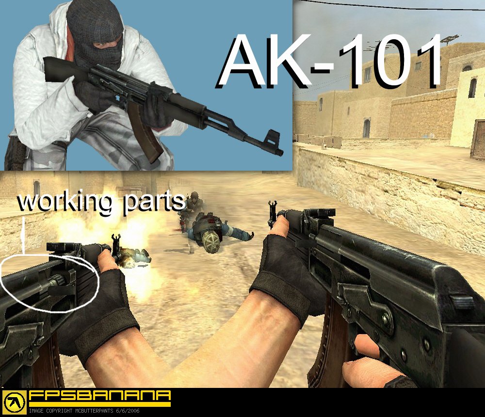 AK-101 [Counter-Strike: Source] [Mods]