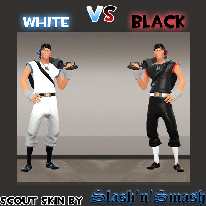 White VS Black Scout Skin