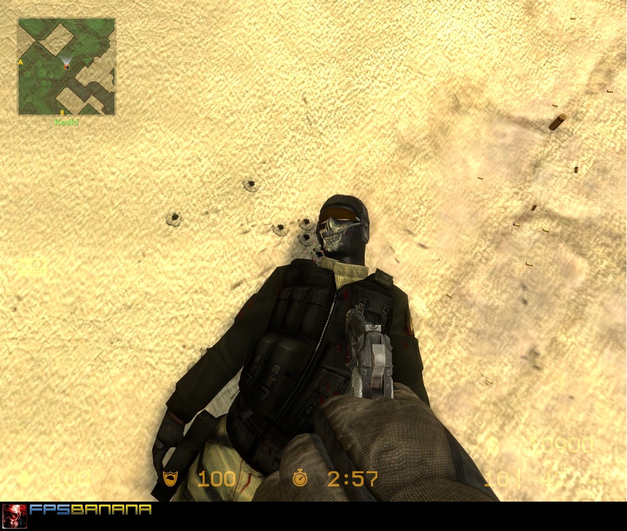 Ghost (MW2 style skin) » CS 1.6 - Skins Players GIGN