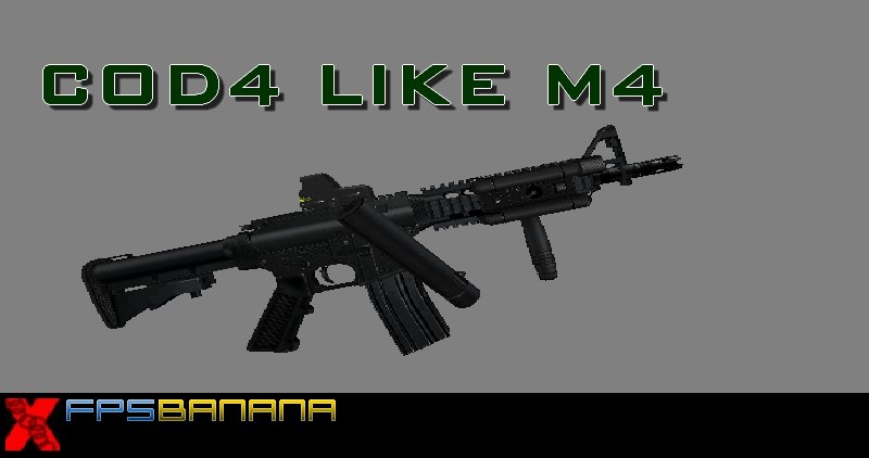 cod4 like m4 Mod for Counter-Strike: Condition Zero | CS:CZ Mods