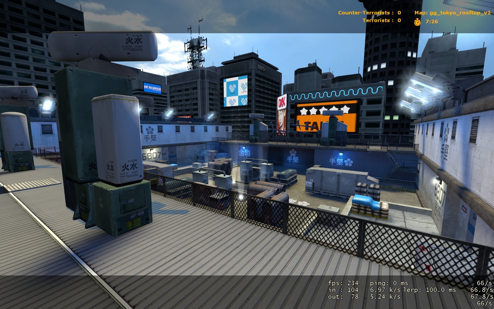 gg_tokyo_rooftop_v2 Mod for Counter-Strike: Source | CS:S Mods