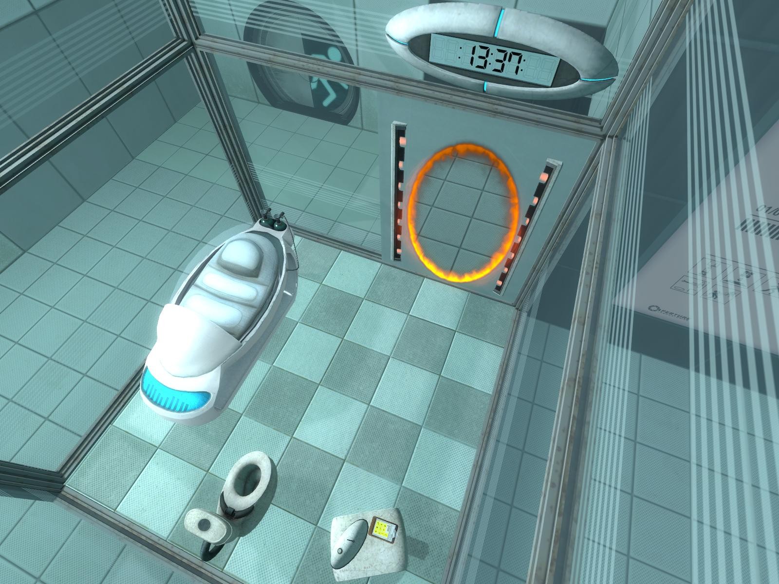Камеры портал 1. Portal 1 и 2. Portal 2 комната. Portal 2 комната в начале.
