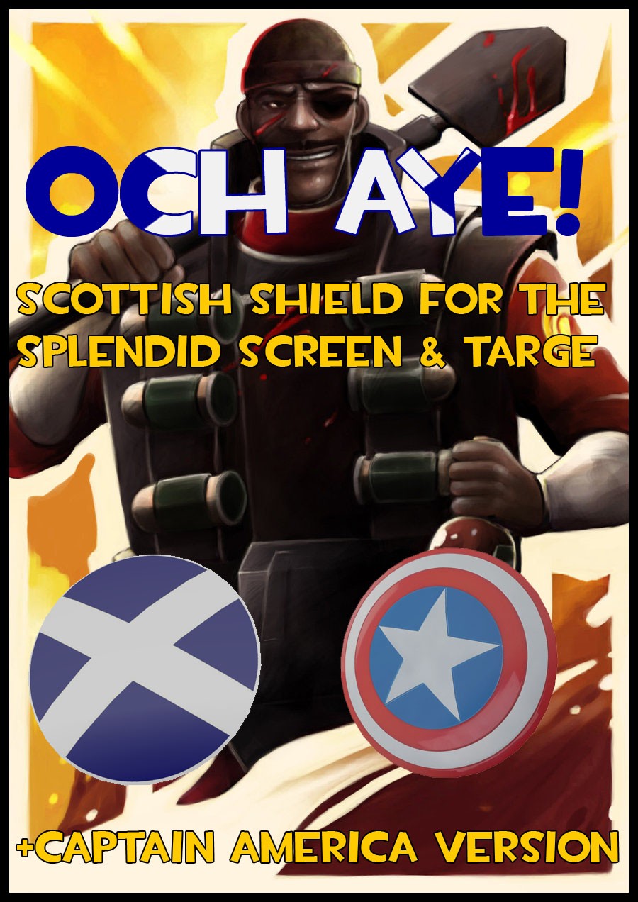 Scottish Shield + Captain America Version