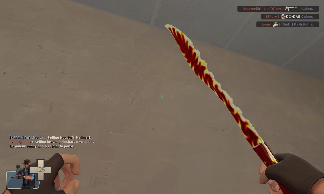 cool tribalman's shiv flame