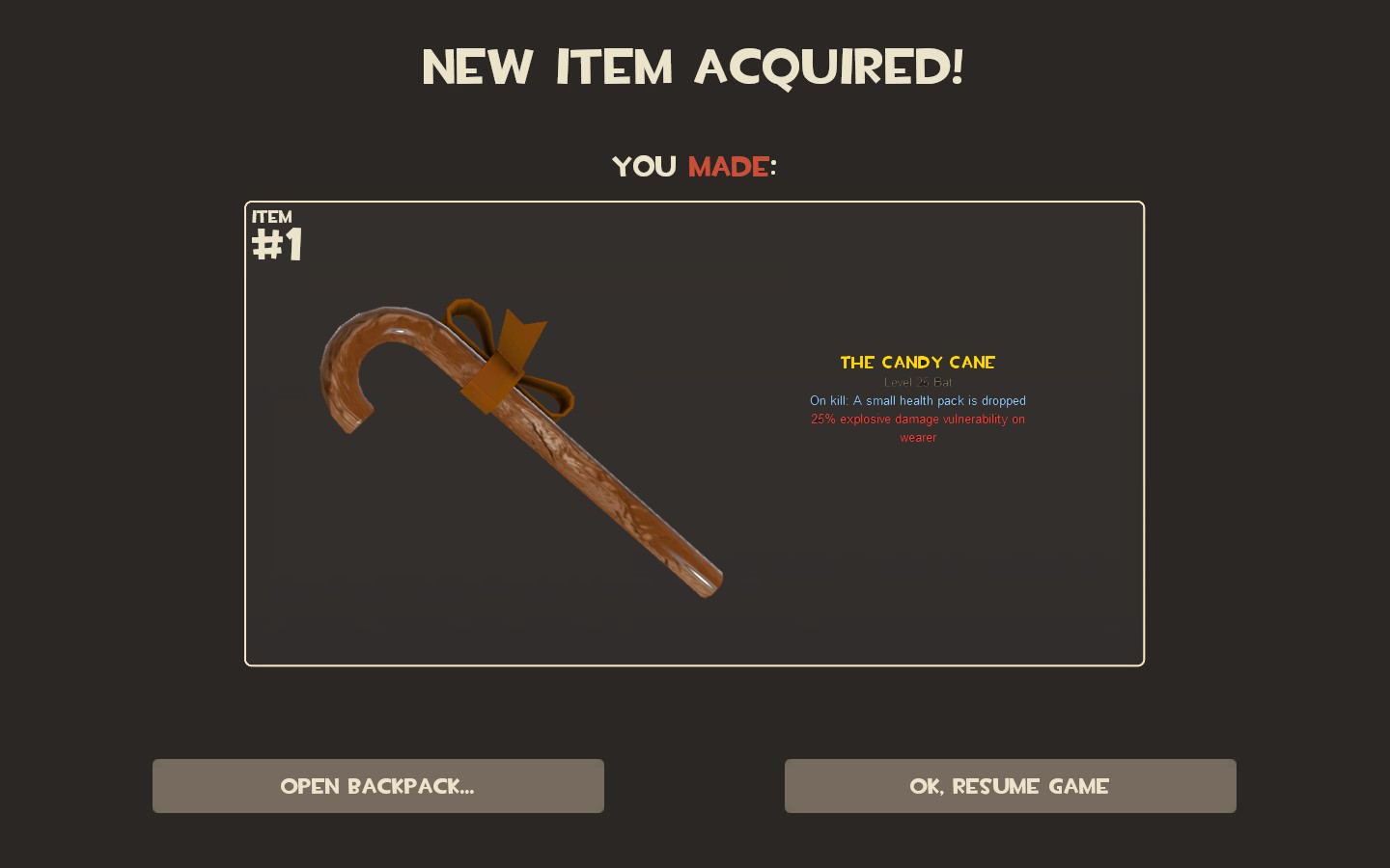 Chocolate Cane!